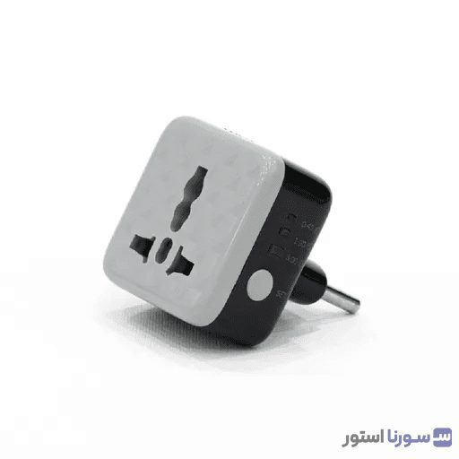 Hadron P103 مبدل 3 به 2 تایمردار رنگ مشکی — نمای جلوی دستگاه