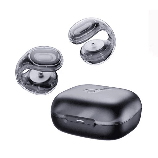 کیس شارژ هدفون Soundcore C30i A3330 و ایربادها کنار هم