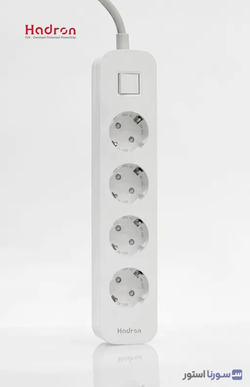 Hadron P24 ۴ خروجی ارت‌دار – نمای جلو دستگاه