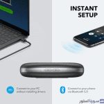 آنباکسینگ Anker PowerConf A3301 — محتوای داخل جعبه و کابل USB-C