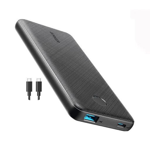 پاوربانک Anker PowerCore Slim A1245 ظرفیت 10000 میلیآمپرساعت نمای جلو