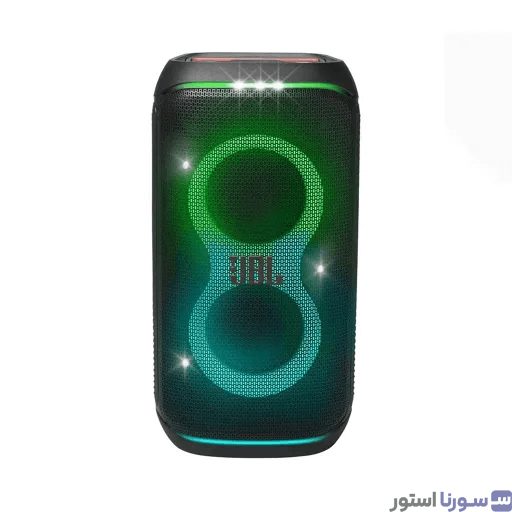 اسپیکر بلوتوثی JBL PartyBox Club 120 نمای جلو با نورپردازی