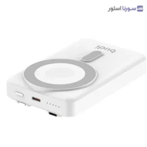 پاوربانک وایرلس Budi PB809W رنگ سفید