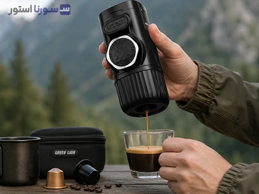 استفاده از قهوه ساز دستی گرین لاین در سفر