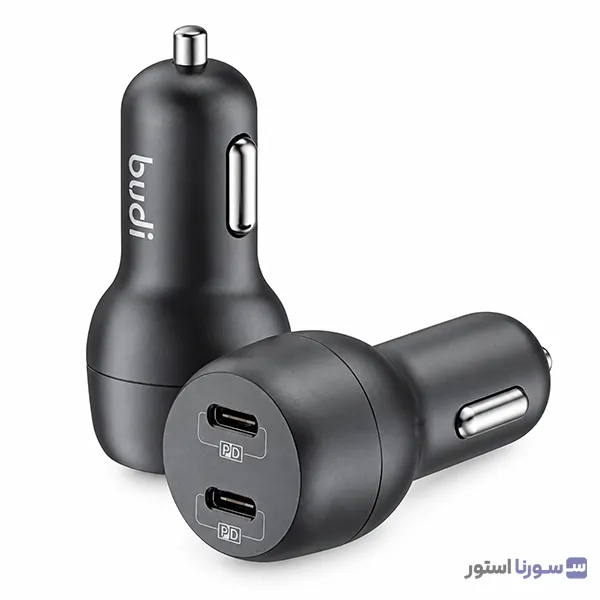 شارژر فندکی Budi CC108RB با فناوری شارژ سریع PD و توان 40W
