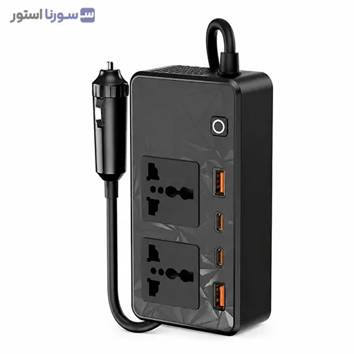 اینورتر خودرو ارلدام مدل LT01 با خروجی AC و USB